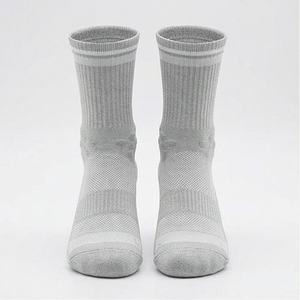 Odor Resistant Crew Running <b>Socks</b> Breathable Sports Wholesale Athletic Anti Bacterial Moisture Wicking Gym Fit Wear Customized - Product Image 1