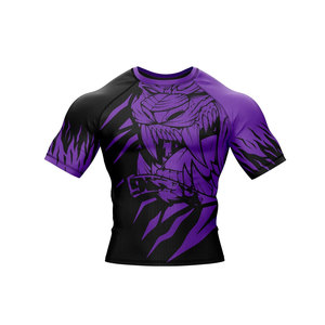 เสื้อรัดรูปแขนยาวคอกลมสำหรับผู้ชาย แบบสั่งทำพิเศษ ยืดได้ 4 ทิศทาง เหมาะสำหรับออกกำลังกาย ฟิตเนส และการฝึกซ้อม - Product Image 4