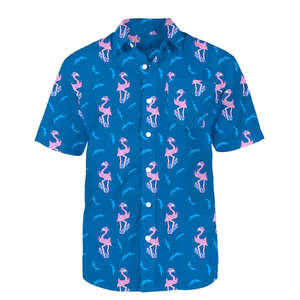 Chemises hawaïennes en flanelle pour hommes, style luxueux, anti-rides, qualité supérieure, prix raisonnable, matière durable, manches courtes - Product Image 3