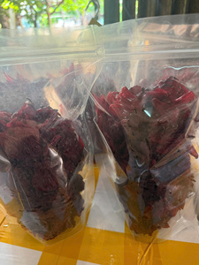 ดอกกระเจี๊ยบแห้งเวียดนามสำหรับชงชา เครื่องดื่ม ของหวาน สูตรทำน้ำเชื่อม วัตถุดิบอาหาร และการใช้งานต่างๆ - Product Image 2