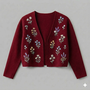 Women Classic Inspired Cardigan Cover <b>Layer</b> For Sophisticated Seasonal Fashion And Effortless Outfit Styling - Product Image 1