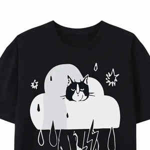 Camiseta para Hombre 2026 High Street 100% Algodón |   Camiseta Gráfica Extra Grande con Serigrafía Personalizada |   Calidad de alta gama, MOQ bajo - Product Image 2