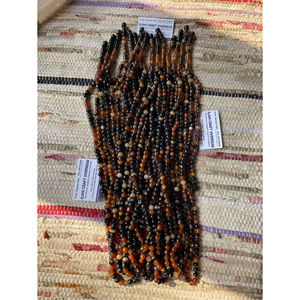 ลูกประคำอิสลามทรงกลมขัดเงาแบบเรียบง่าย ทำจากเขาควาย เป็นมิตรกับสิ่งแวดล้อม จำนวน 99 เม็ด ยี่ห้อ ILAHI จากอุตะร์ปัฎห์ธิปท์ - Product Image 1