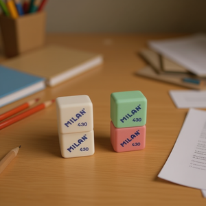 ยางลบมิลาน 430 แพ็ค 4 สี สำหรับใช้ในโรงเรียนและสำนักงาน - Product Image 3