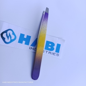 แหนบถอนขนคิ้วสแตนเลส HABI INDUSTRIES ปลายแบบกำหนดเอง ป้องกันไฟฟ้าสถิตย์ ดีไซน์รักษ์โลก เพื่อการถอนขนอย่างแม่นยำ - Product Image 6