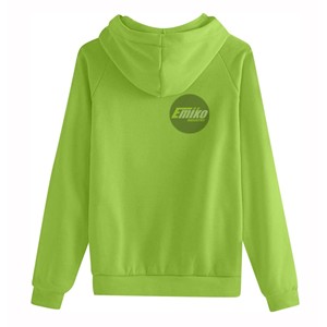 ชุดเซ็ตเสื้อฮู้ดสีเขียวมะนาวและกางเกงจ็อกเกอร์สำหรับผู้ชาย ผ้าระบายอากาศ เอวยางยืด พร้อมปรับแต่งได้ - Product Image 2