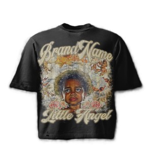 Camisetas de hombre TAHAD 2026 personalizadas, de gran tamaño, estampadas, de 300 g/m², con dobladillo desgastado, hombros caídos y corte holgado - Product Image 5