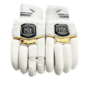 Guantes de Bateo de Cricket Mannu Sports Phantom, de Cuero, Ligeros, de Alta Calidad, para Todas las Temporadas, Par, Nuevo, Protección para las Manos - Product Image 1