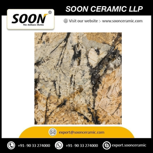 Dalles de granit naturel poli de qualité export indienne, couleur or exotique, modernes, grandes, écologiques et durables, pour escaliers, cheminées et éviers - Product Image 6