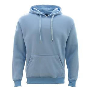 Sweat-shirt à capuche pour homme en molleton de coton, avec cordon de serrage réglable, doux, chaud, à manches longues, pour un usage décontracté - Product Image 3