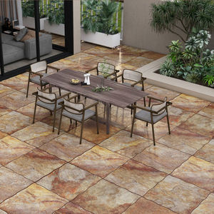 Carreaux de sol en porcelaine modernes antidérapants effet pierre 500x500mm, dalles émaillées polies pour usage résidentiel et commercial - Product Image 4