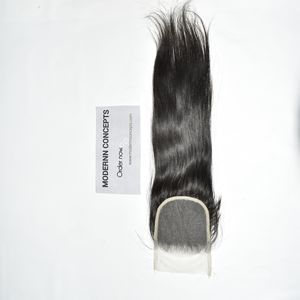 Extensions de cheveux humains vietnamiens 100% naturels, vierges, bruts, non traités, en lot pour grossistes, avec closure 5*5 en dentelle, cheveux raides - Product Image 5