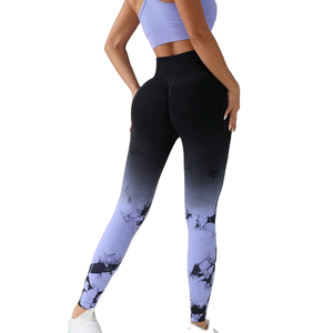 Breathable Seamless <b>Knitted</b> Fitness <b>Leggings</b> for Women High Waist Lightweight Casual in Solid Color - Product Image 5