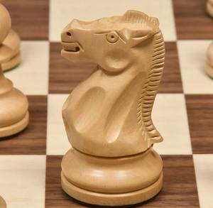 ชุดตัวหมากรุก Staunton Tournament สไตล์อเมริกันสุดหรู ขนาด 4.1 นิ้ว (คิง) ทำจากไม้ Sheesham และ Boxwood พร้อมกล่อง ราคาประหยัด - Product Image 5