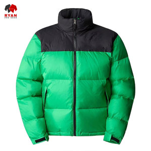 เสื้อแจ็คเก็ตพัฟเฟอร์แบบมีฮู้ดกันน้ำ ระบายอากาศได้ดี คุณภาพสูง ผลิตตามสั่ง สำหรับผู้ชาย ราคาขายส่งจากโรงงาน - Product Image 1