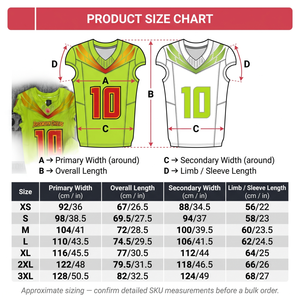 Conjunto de Uniforme de Fútbol Americano Personalizado, Cuello en V, Manga Corta, Ropa Deportiva para Equipos, OEM - Product Image 6