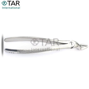คีมถอนฟันแบบพรีเมียม # ชุดเครื่องมือผ่าตัดทางทันตกรรมสำหรับการถอนฟันและศัลยกรรมปาก ทำจากเหล็กกล้าไร้สนิมคุณภาพสูง รุ่น 67A English Pattern - Product Image 3