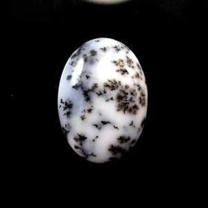 Opale dendritique naturelle blanche, pierre précieuse en vrac pour la création de bijoux, cabochon en vrac - Product Image 2