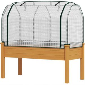 Lit surélevé avec bac à plantes en sable pour pots et jardinières - Product Image 5