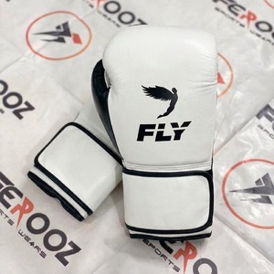 Guantes de Boxeo Fly de Alta Resistencia, Blancos y Amarillos, para Hombres y Mujeres, Entrenamiento, Sparring, Kickboxing, Artes Marciales, Fitness, Gimnasio, Deportes - Product Image 5