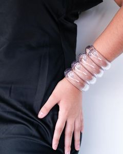 กำไลข้อมืออะคริลิคใส คุณภาพดีเยี่ยม สำหรับผู้หญิงและผู้ชาย ของขวัญวันเกิด ใช้ได้กับกำไลใสคุณภาพสูงสุด - Product Image 2