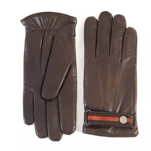 Gants d'hiver chauds de haute qualité avec manchette longue, gants professionnels en cuir de vachette pour le ski et le patinage - Product Image 6