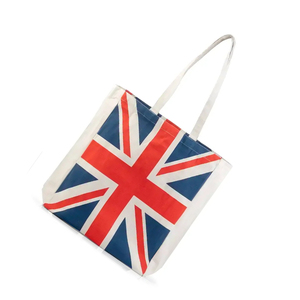 Custom Size <b>Bag</b> With Long Handles Large Printed Reusable And Hand Shoulder Shopping Grocery Gift For Sale - Product Image 3