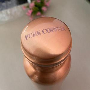 Plain <b>Copper</b> Water <b>Bottle</b> Adults Health Beneficial High Insulated BPA Free <b>Copper</b> <b>Bottle</b> For Drinking For Gym Sports Running Use - Product Image 3