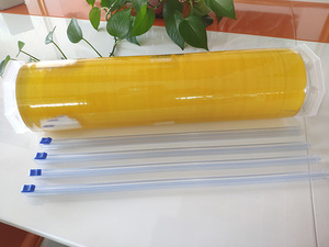 PVC Cling Film Plastic Wrap Stretch Film 30cm x 100m x 10mic Clear Packaging Wrapping Film with <b>Cutter</b> for Food Use - Product Image 3