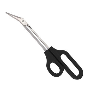 Coupe-ongles noir à long manche de 8.3 pouces pour personnes âgées Ciseaux à portée de main pour ongles épais Produit de beauté et de soins personnels - Product Image 1