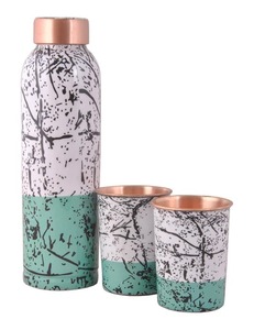 Elegante Botella de Agua de Cobre de Doble Pared con Diseño Ecológico, Construcción Duradera y a Prueba de Fugas para Uso en Oficina/Exterior - Comprar - Product Image 1