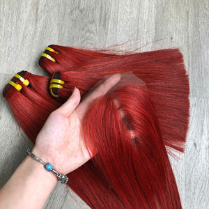 Cabello humano vietnamita liso de hueso Color cajún caliente para hacer peluca para mujeres negras 100% cutícula completa alineada - Product Image 2