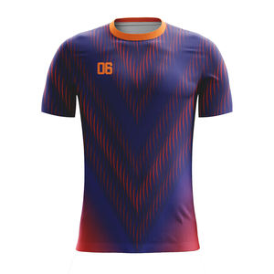 Camisetas de Fútbol al por Mayor para Hombre, 100% Poliéster, Transpirables, de Secado Rápido, con Impresión Personalizada - Product Image 5