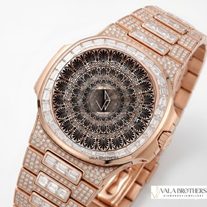 Montre de luxe pour homme Petek Philippee, 29 mm, analogique, quartz, alliage, diamant, cristal saphir, acier inoxydable, fermoir déployant - Product Image 1