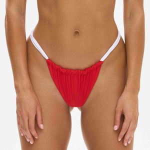 Luxury Quality Girls High Waist Solid <b>Bikini</b> <b>Set</b> With Mesh Belt OEM Swimwear Underwire Sexy <b>Triangle</b> <b>Bikini</b> Women Beachwear <b>Sets</b> - Product Image 3