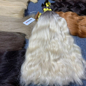 Extensions de cheveux naturels vietnamiens bruts en vrac, super double drawn, coloration tendance, styles ondulés naturels, 50 cm, 60 cm, 100 grammes - Product Image 1