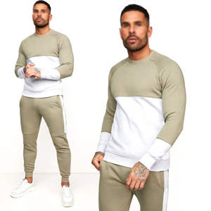 Ensemble de survêtements à capuche en molleton de coton pour hommes, manches courtes, pour le fitness et le jogging, personnalisable, respirant, imprimé, hiver - Product Image 1