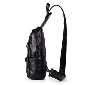 Men's Leather Pack Chest Shoulder Crossbody <b>Bag</b> Satchel Men Briefcases Customize <b>Sling</b> <b>Bags</b>. - Product Image 3