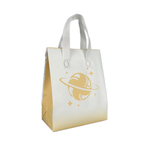 Bolsa Térmica Ecológica Personalizada con Logotipo, Bolsa Reutilizable para Alimentos con Asas, Aislada y Moderna, para Leche y Pasteles, Reciclable - Product Image 6