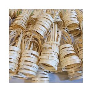 Support pliable vintage en bambou naturel fait main pour tasses de thé au lait, porte-gobelets écologique pour bubble tea Hanoi 99GD - Product Image 1