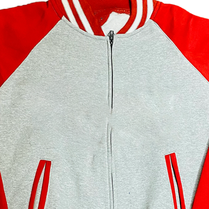 เสื้อแจ็คเก็ตวาร์ซิตี้แบบยูนิเซ็กซ์สั่งทำพิเศษ ผ้าขนสัตว์หนานุ่ม ติดกระดุมหุ้มผ้า พิมพ์ลายดิจิทัล สีสันสดใสตามสั่ง - Product Image 6