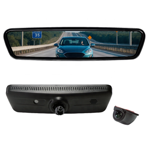 Monitor de Espejo con Cámara para Coche, 60FPS, IPS, con Monitor de Estacionamiento, Doble Lente, Pantalla Táctil, WiFi, Grabador de Video para Autos/Camiones - Product Image 2
