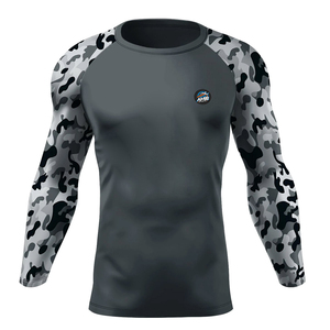 <b>Unique</b> Design Unisex Rash Guard Digital Print Breathable Spandex/Polyester Quick Dry Low MOQ Personalized ODM - Product Image 1