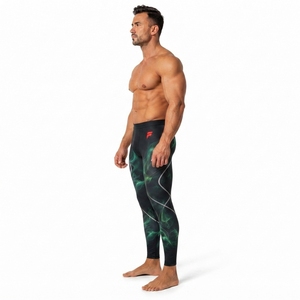 <b>Men</b> Legging Premium Athletic <b>Pants</b> Stretch Design For <b>Running</b> Training Fabric Comfortable Construction Lightweight Breathable - Product Image 3
