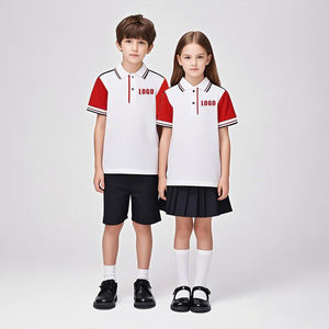 Uniforme scolaire personnalisé OEM avec logo pour les petites filles de la maternelle, jupe écossaise verte - Product Image 1
