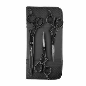 Tijeras Texturizadoras Clásicas Ergo Negras Mate de Fábrica Directa, Hechas de Acero Inoxidable de Alta Calidad para Barberos Profesionales - Product Image 6