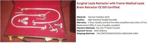Système complet d'extracteur cérébral Leyla, ensemble d'instruments auto-fixants, boîte en bois pour chirurgie médicale, certifié CE Mahersi - Product Image 4