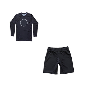 Conjunto de Ropa Deportiva para Hombre, Camiseta de Compresión y Pantalones Cortos de Combate, para MMA/No-Gi, Ligeros, de Secado Rápido, Protección Solar UPF50, para Entrenamiento de Verano - Product Image 6