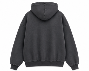 Sudadera con Capucha Personalizada al por Mayor, Estilo Acid Wash, para Hombre, Oversize, Casual, de Forro Polar, Fabricación OEM - Product Image 2