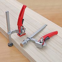Pince à cliquet industrielle pour table de soudage, idéale pour la fabrication de structures en acier et les lignes d'assemblage